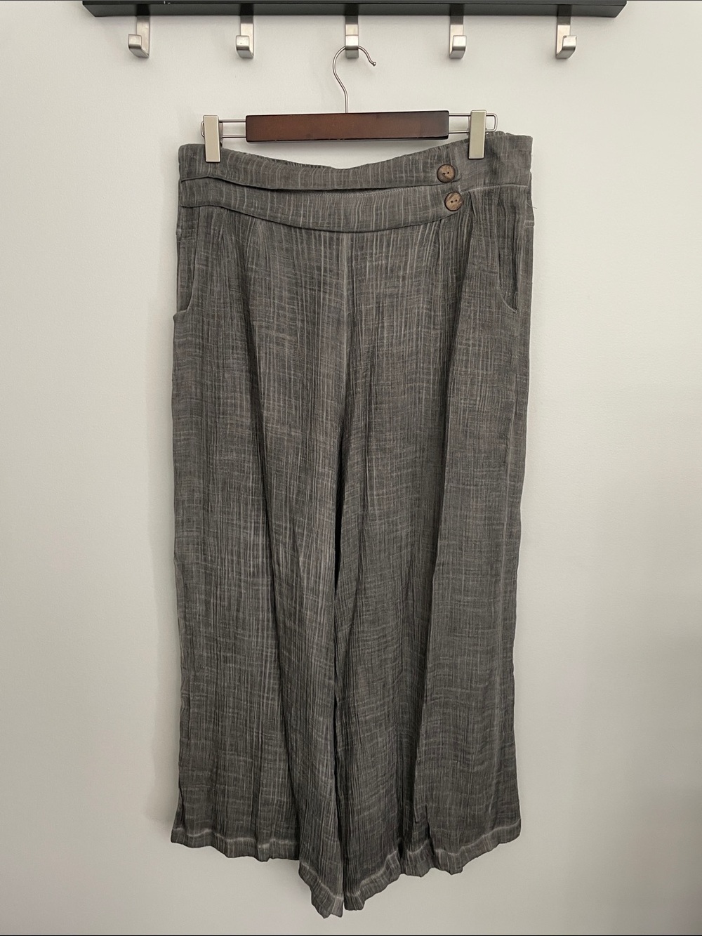 Papa Vancouver Size Large Linen/Cotton Crop Pants